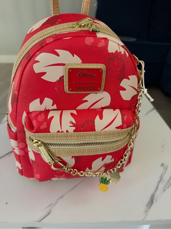 Loungefly Handbags - Loungefly Disney Lilo & Stitch Charm backpack